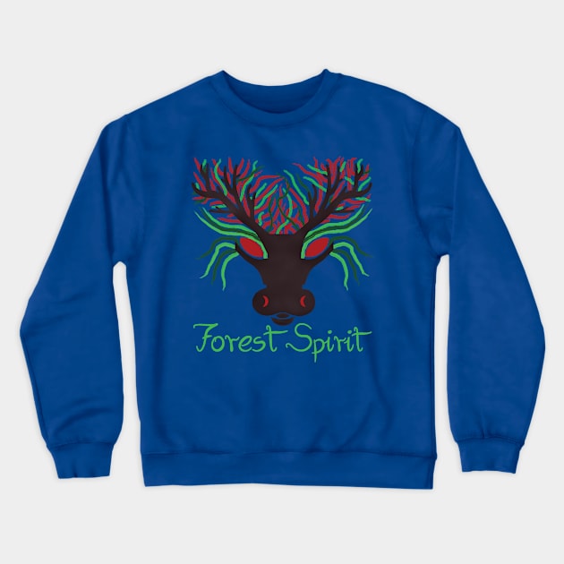 Forest Spirit Crewneck Sweatshirt by SpassmitShirts